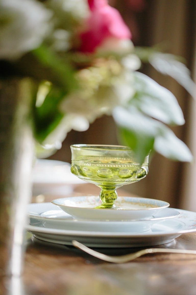 Asheville wedding photography of table decor