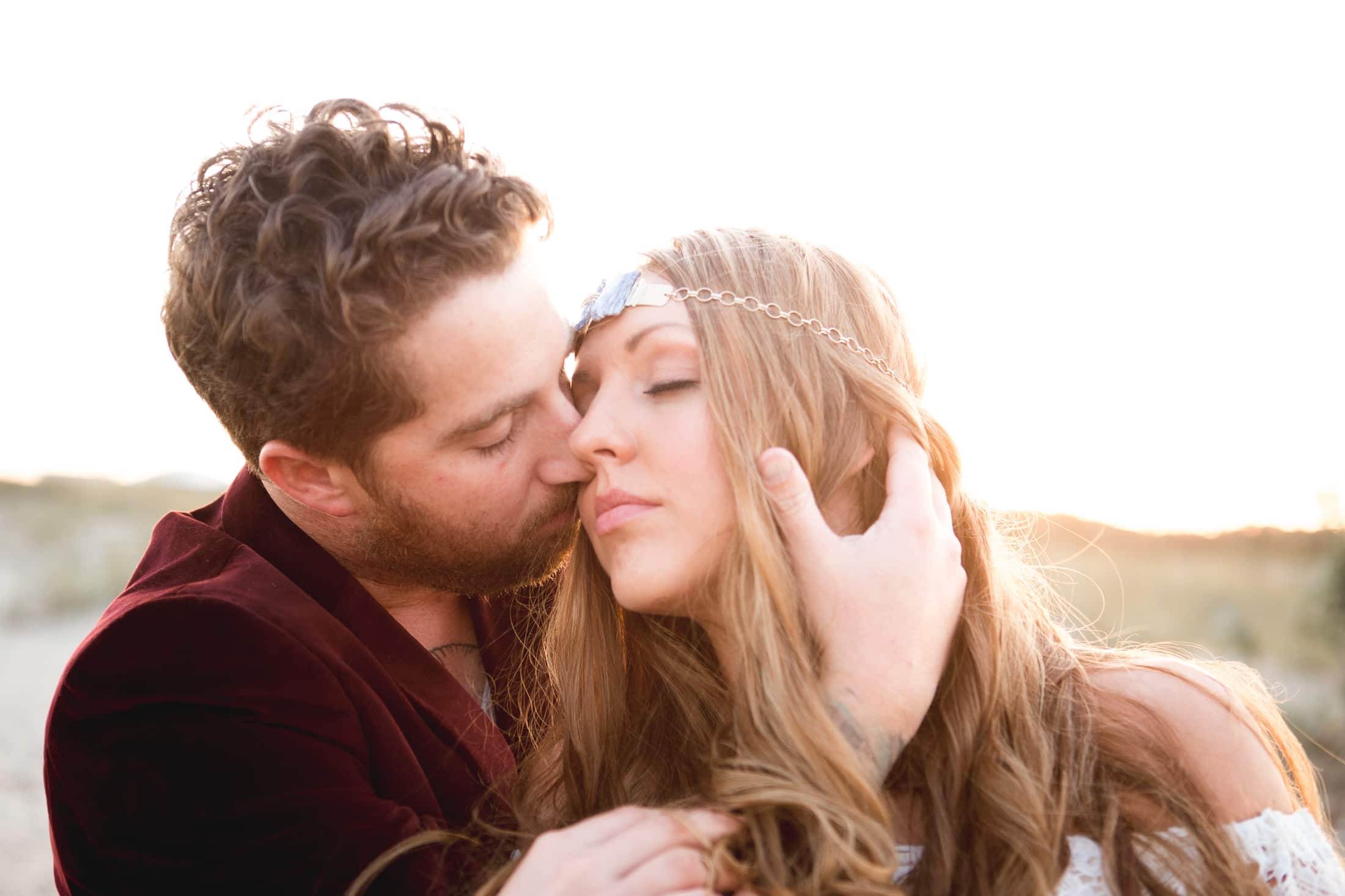 Sunset Photoshoot , Elopement at Beach, Wedding Photography Kathy Beaver Photography