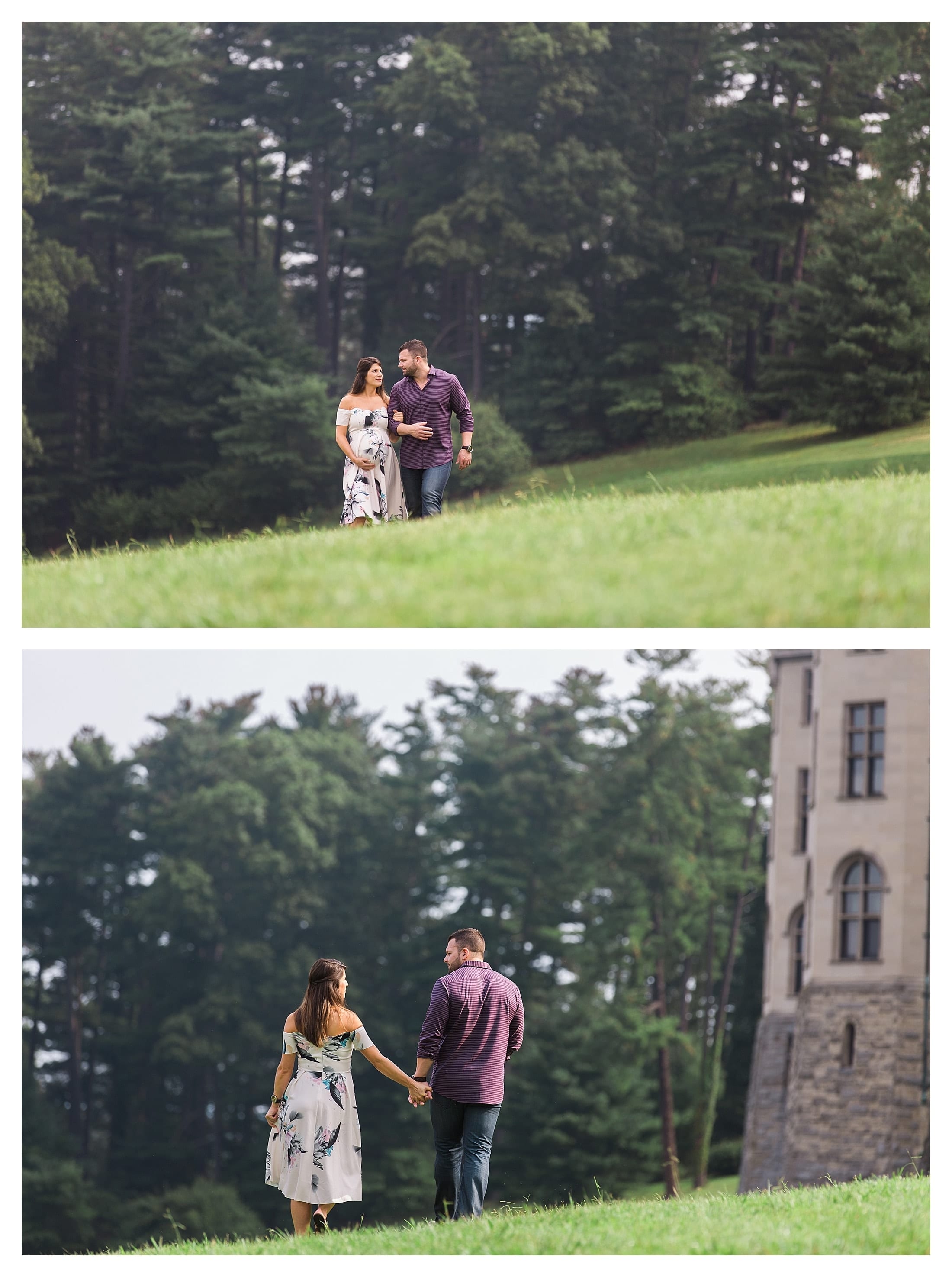 Maternity photography at Biltmore House