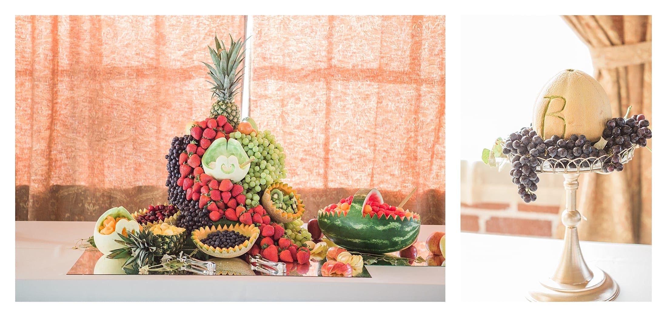 Fruit Display at wedding reception