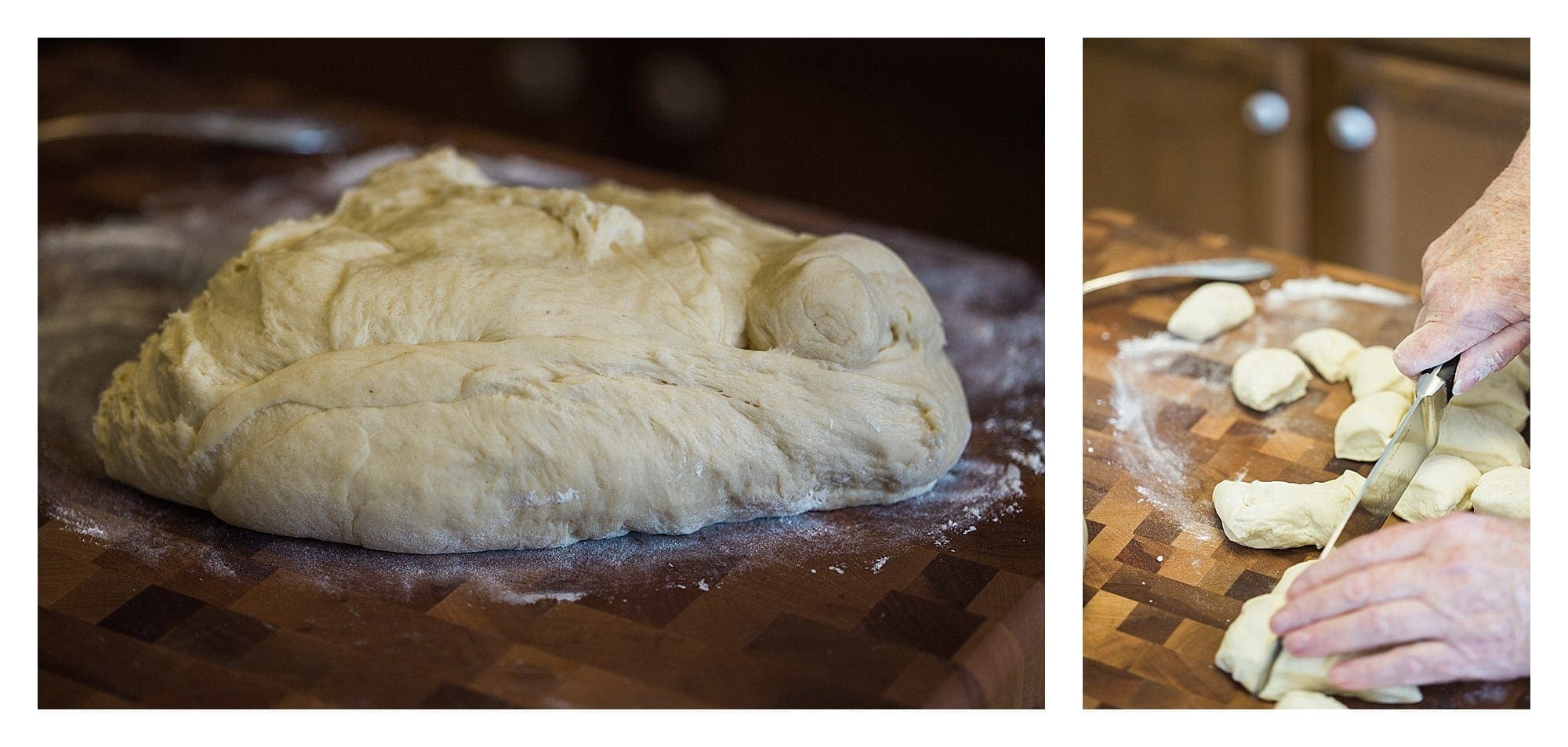 Making easter yeast rolls, photos by Kathy Beaver Photography