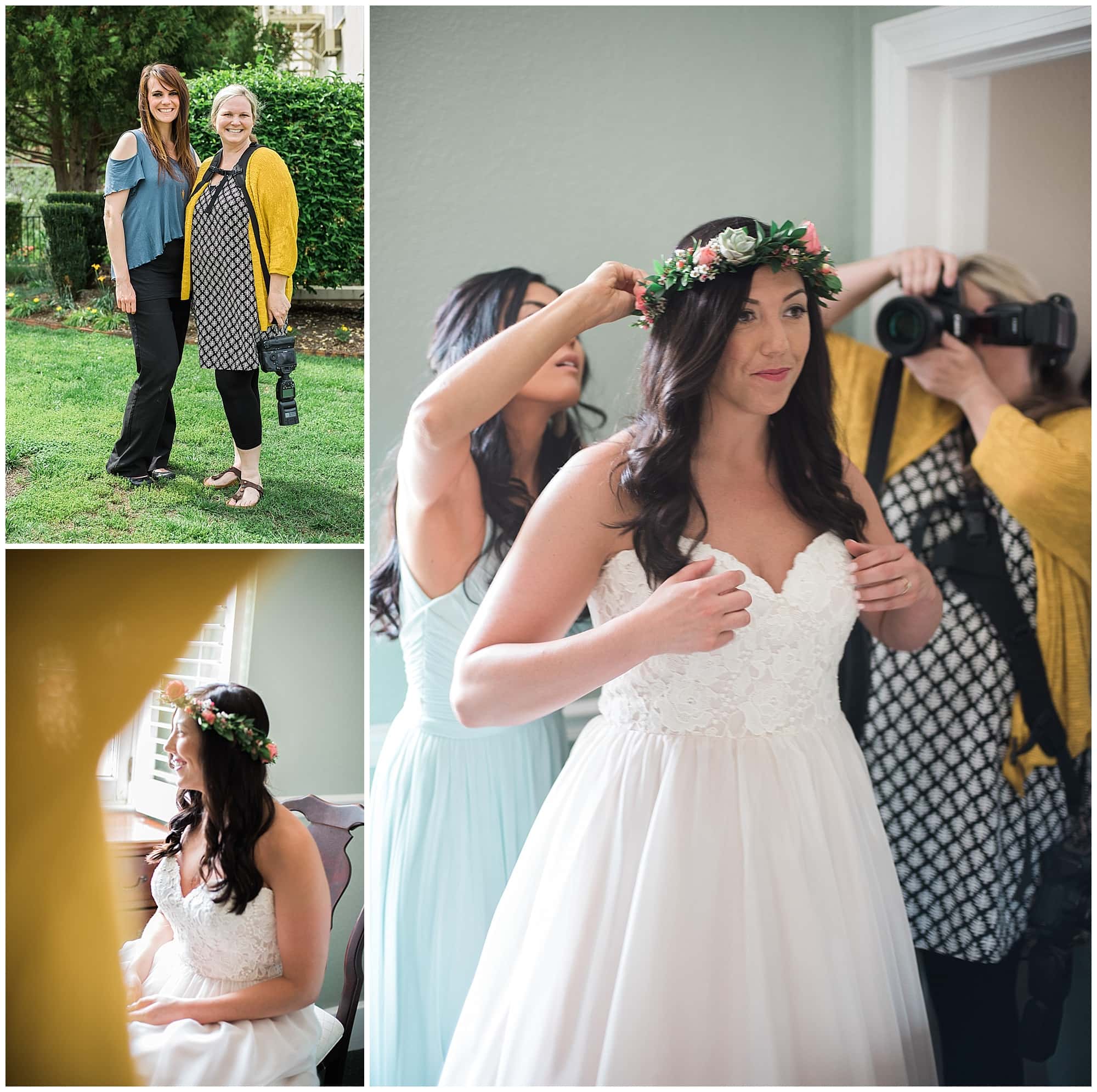 Asheville Wedding Photographer | Behind the Scenes