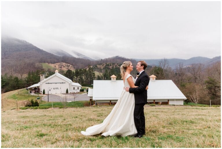 Mountain view wedding venue in Canton NC