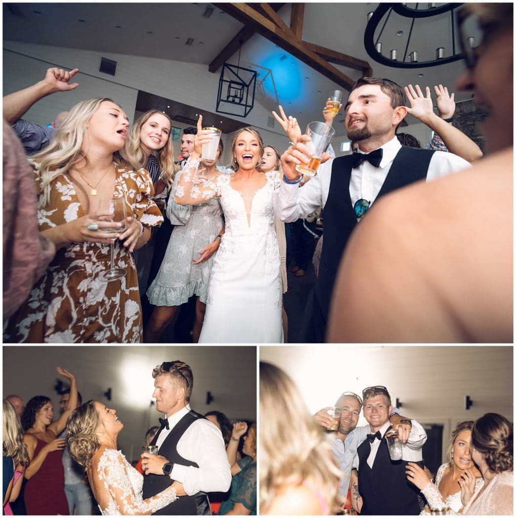 Dance Reception Photos at Chestnut Ridge | Asheville Wedding Photographer | Kathy Beaver Photography