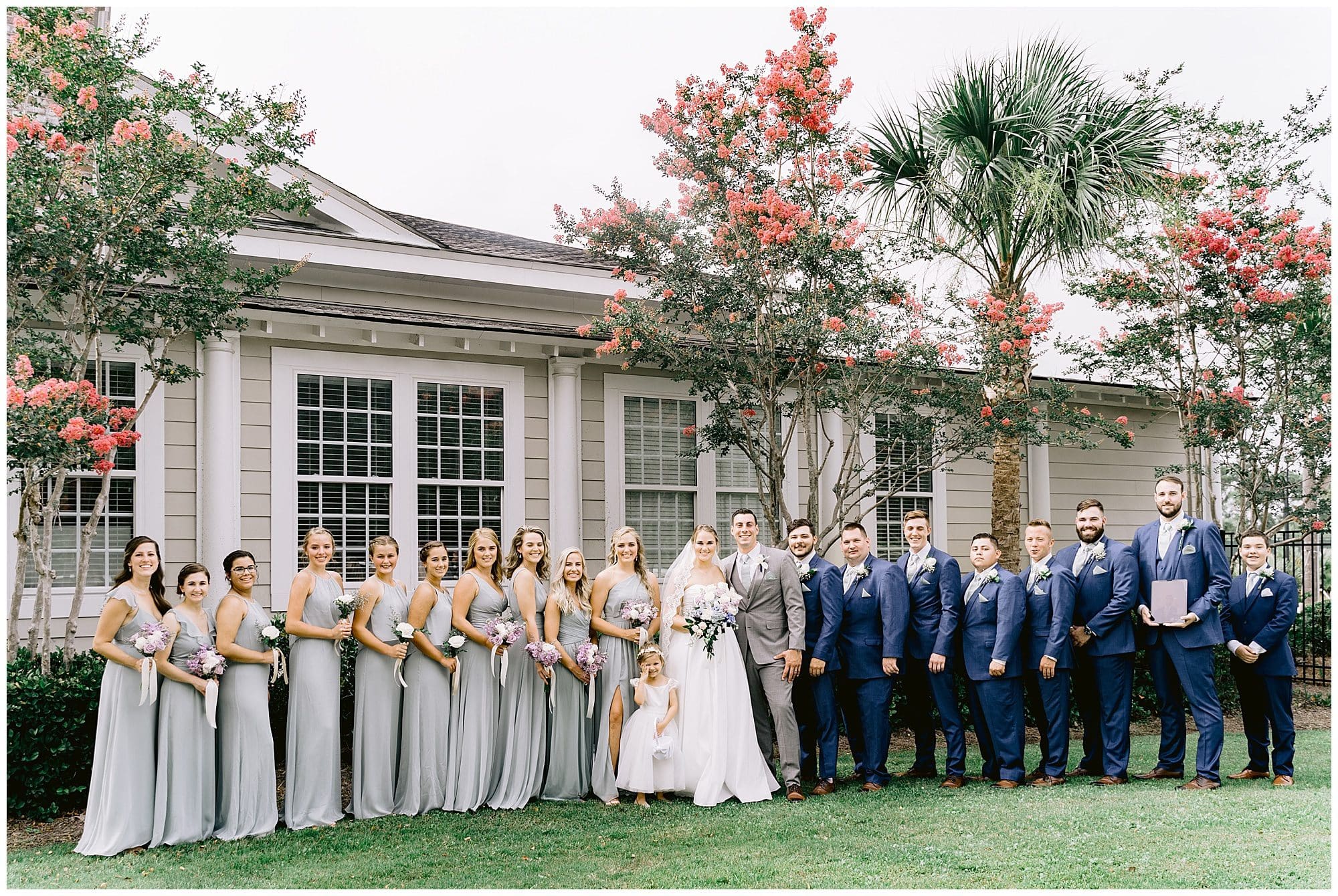 Bridal party at Mount Pleasant Wedding. 