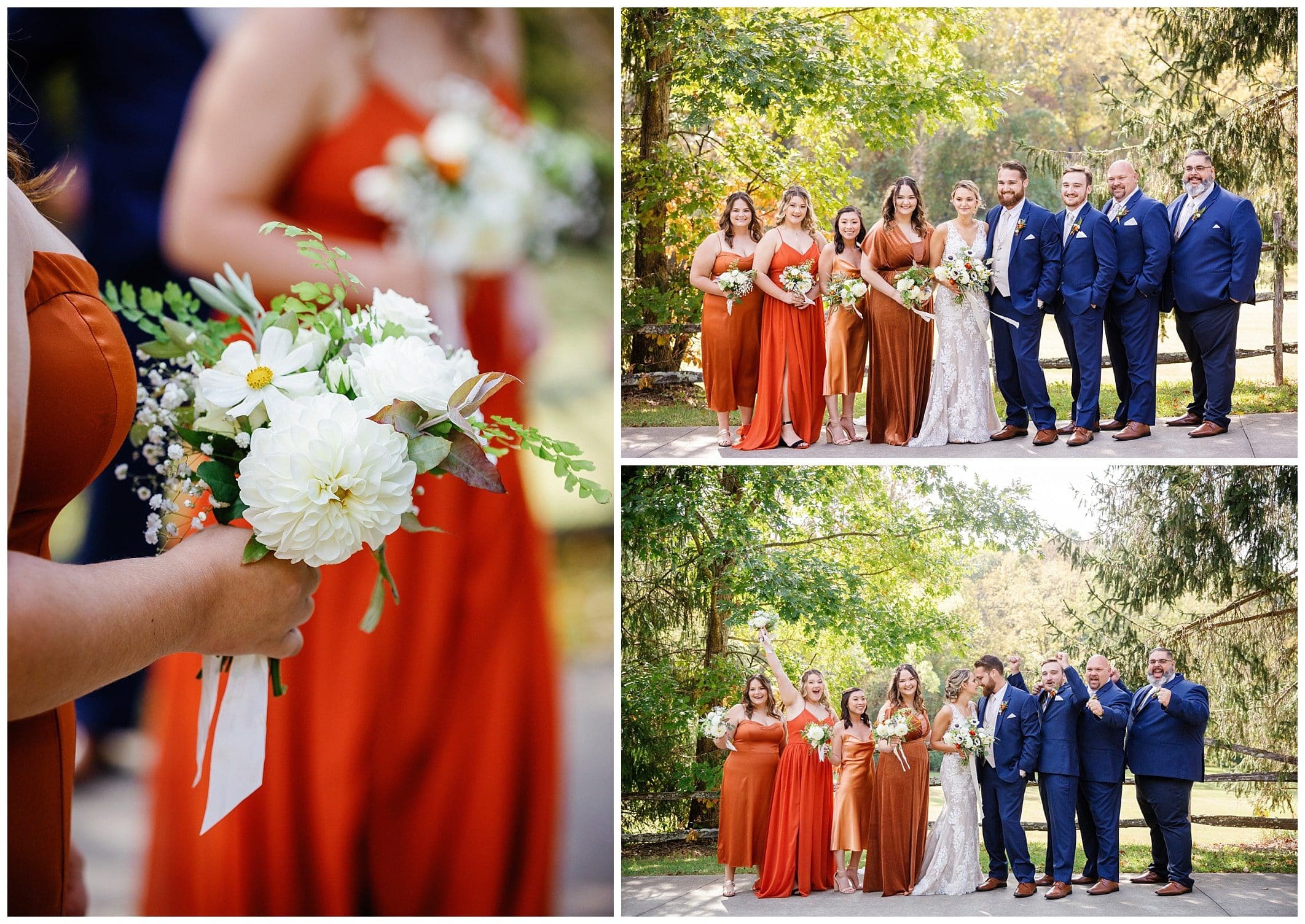 wedding photography and video for a fall wedding in Asheville
