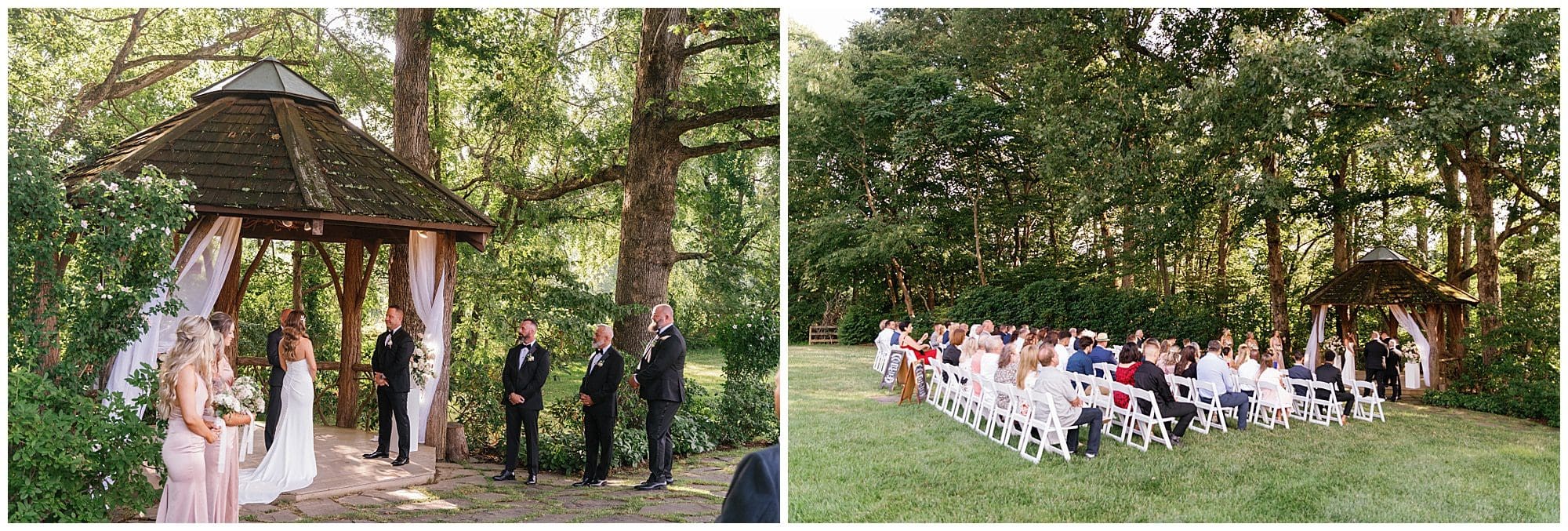 Sunset Wedding at The Farm in Candler, NC