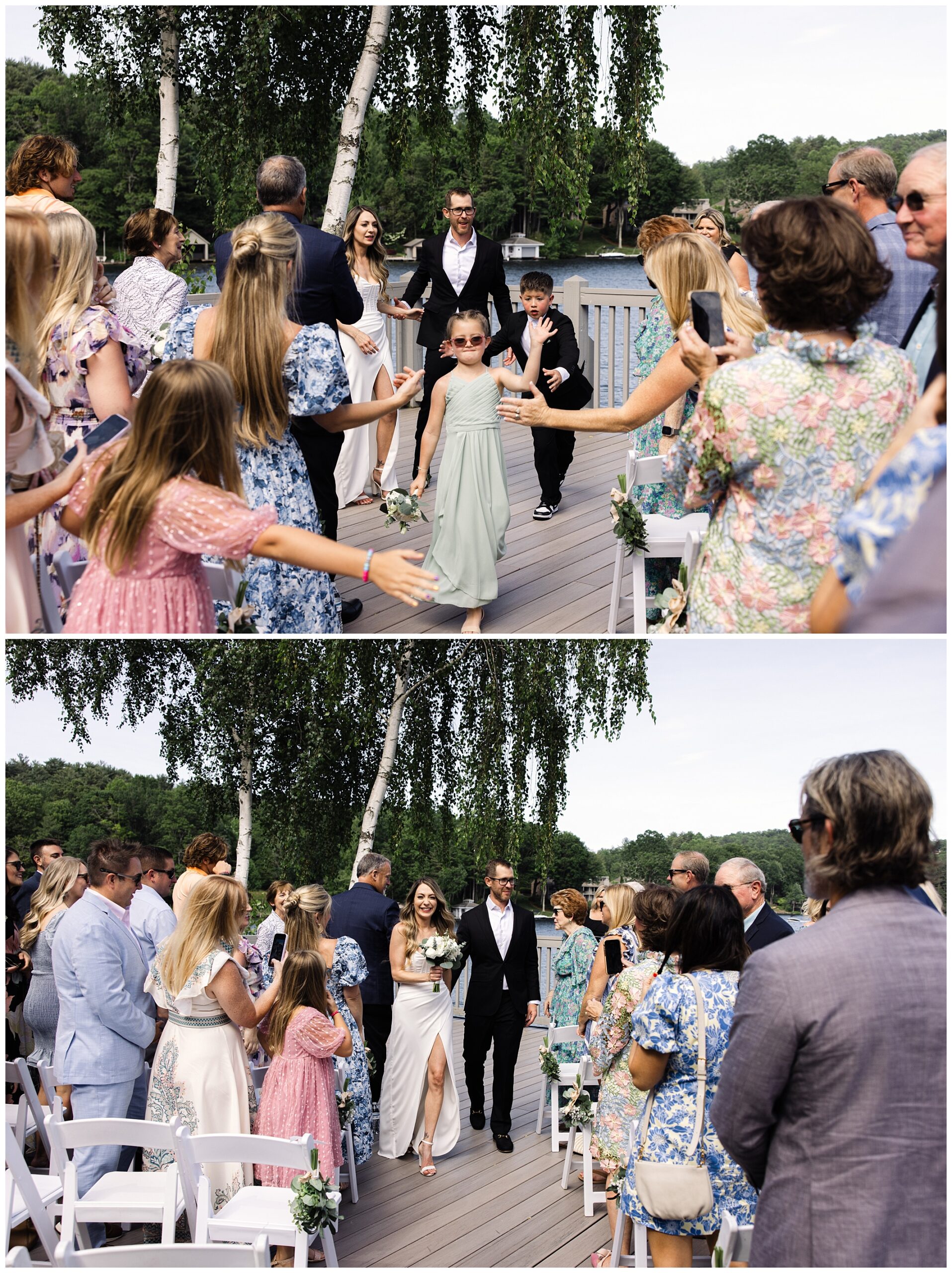 Just married vibes at an intimate summer wedding at Greystone Inn Photography by Kathy Beaver Luxury wedding photographer 