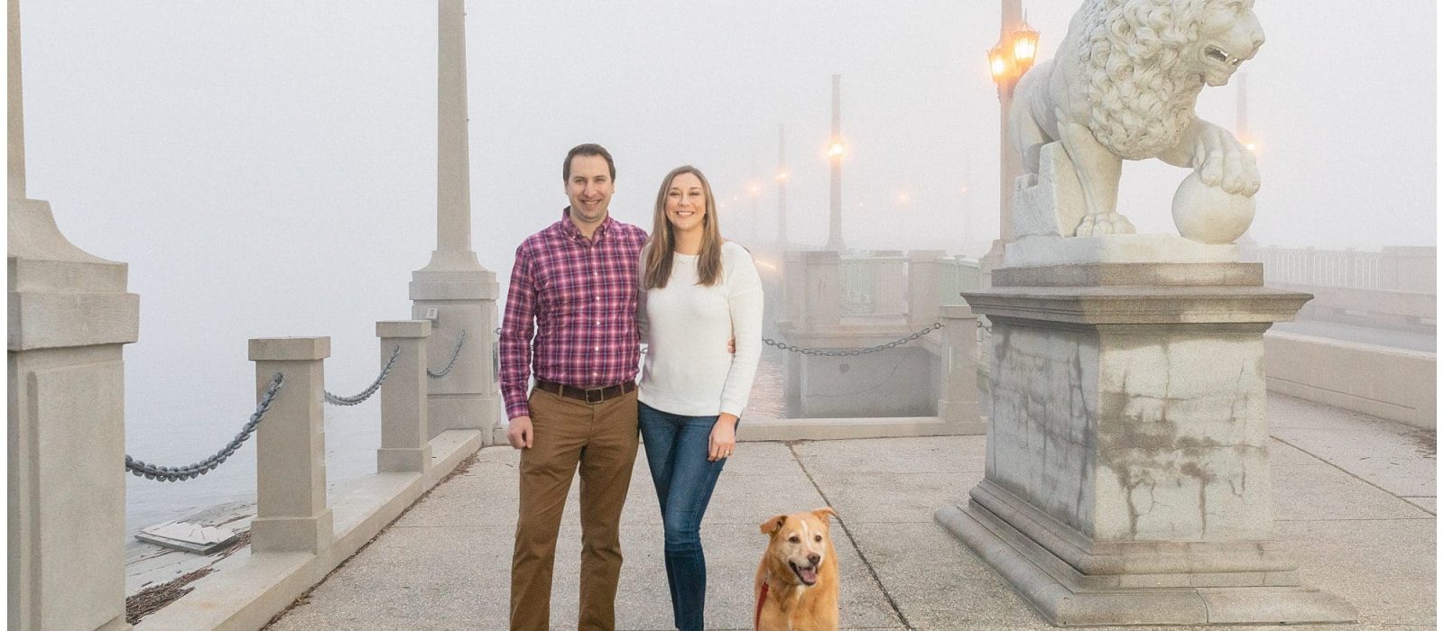 Foggy florida engagement photos | NC Wedding Photographer Kathy Beaver Photography