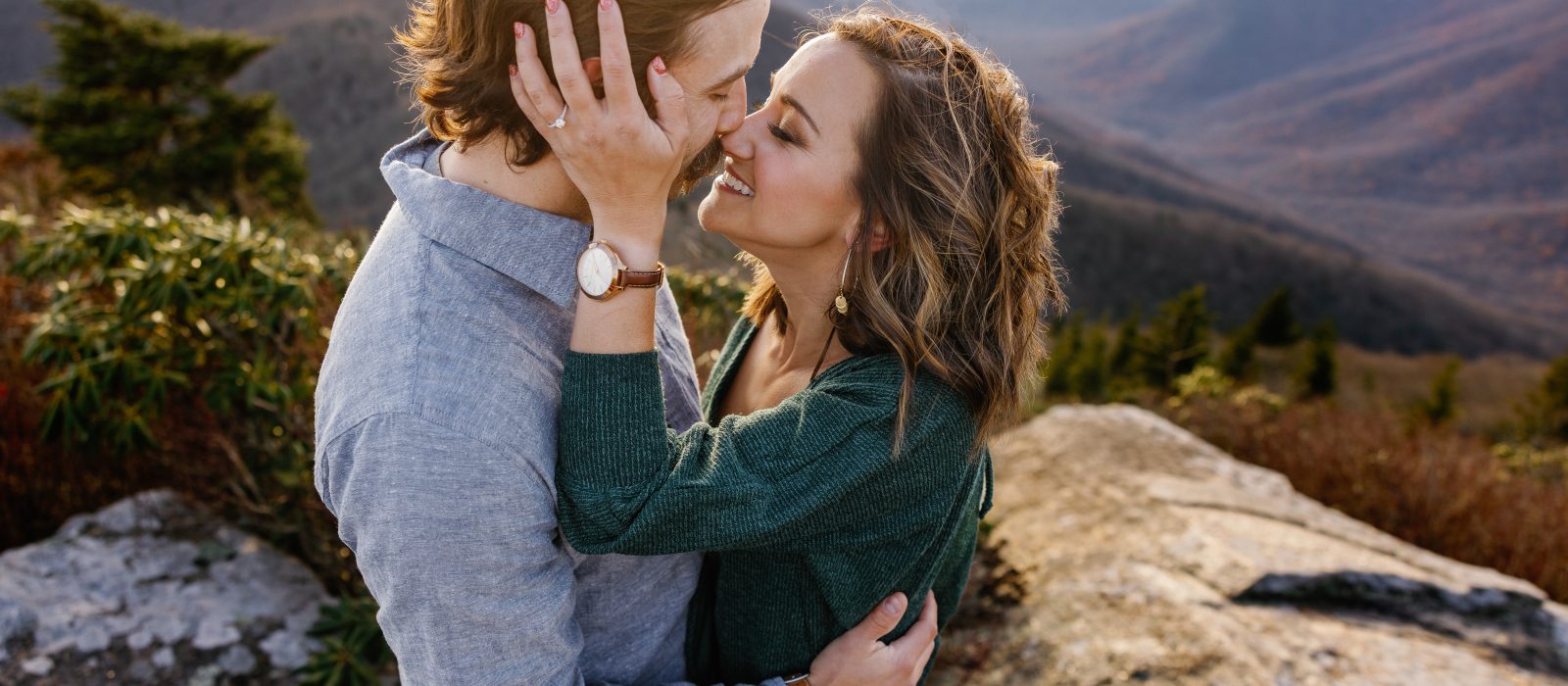 Black Balsam engagement photos in Asheville | Kathy Beaver Photography