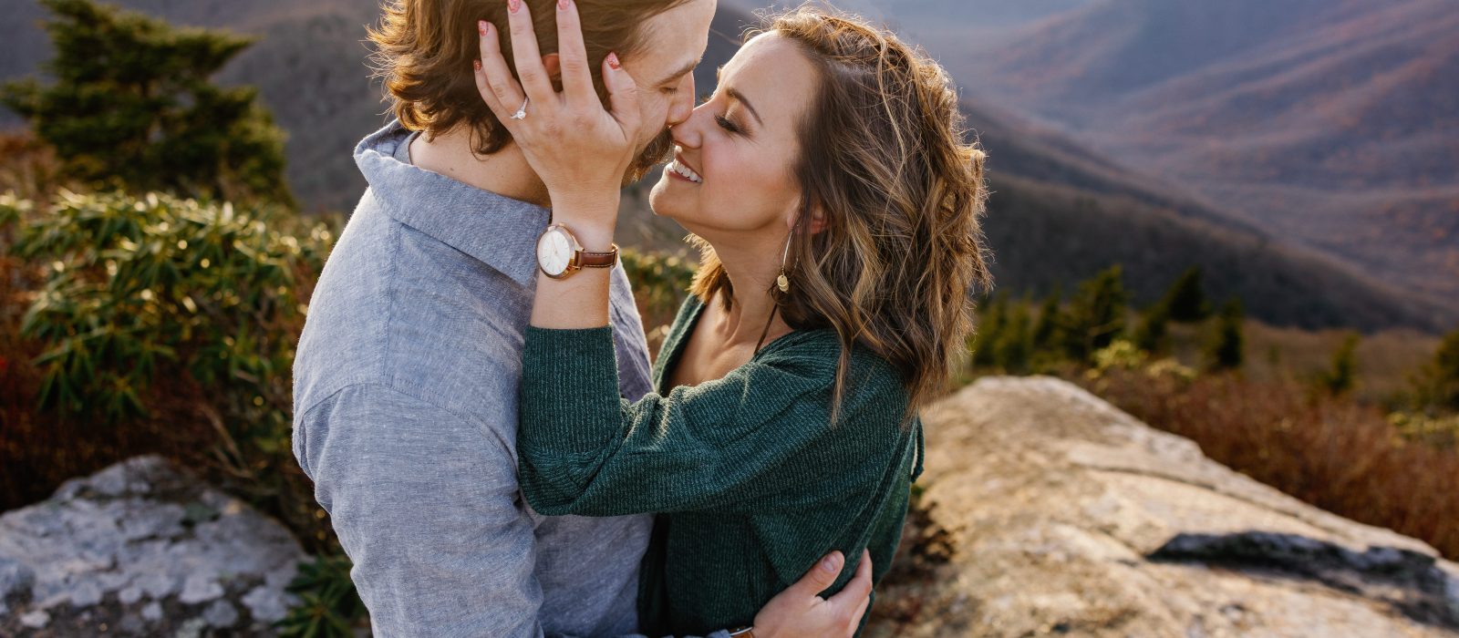 Black Balsam engagement photos in Asheville | Kathy Beaver Photography