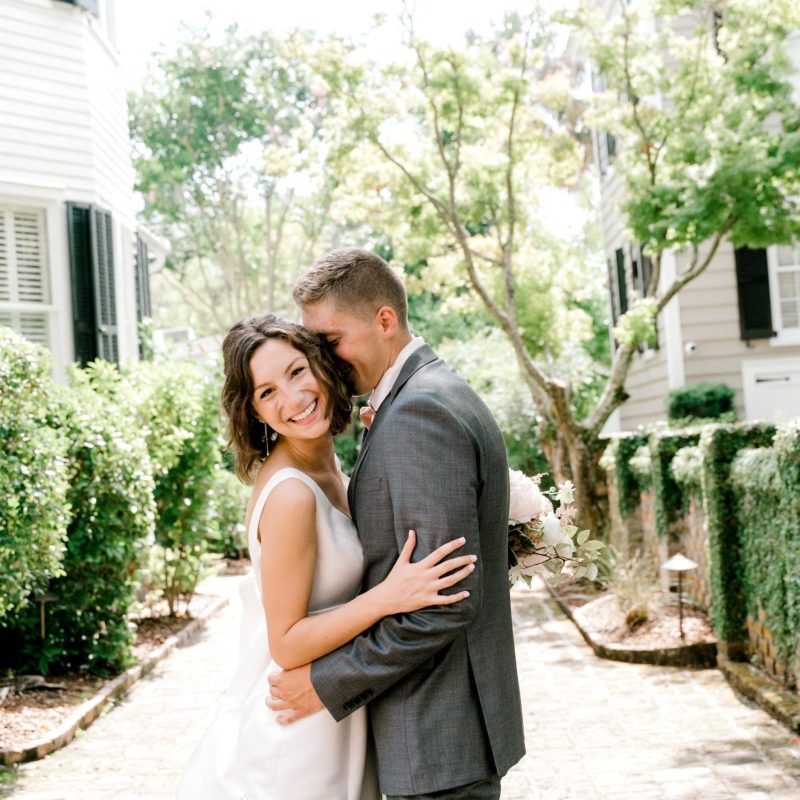 Charleston Elopement - an intimate summer wedding at the White Point Park in downtown Charleston, SC.