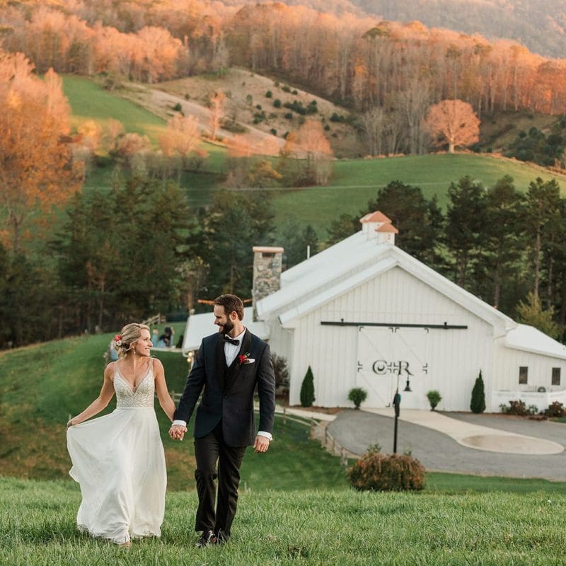 Fall Wedding in the mountains of Tennessee.